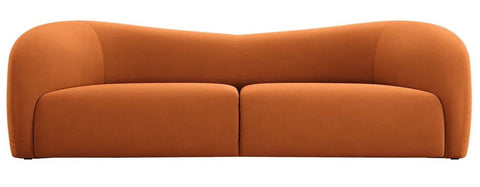 Miami - Modern Curved Velvet Sofa