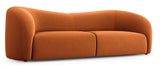 Miami - Modern Curved Velvet Sofa