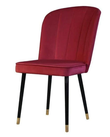 Bruton - Velvet Dining Chair-Chair-Belle Fierté