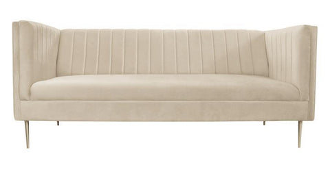 Prima - Modern Velvet 3 Seater Sofa-Sofa-Belle Fierté