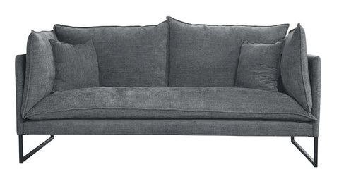 Mia - Modern Grey Fabric Sofa, 2 Seater Sofa-Sofa-Belle Fierté