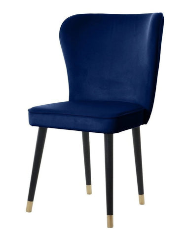Celine - Scandinavian Velvet Dining Chair-Chair-Belle Fierté