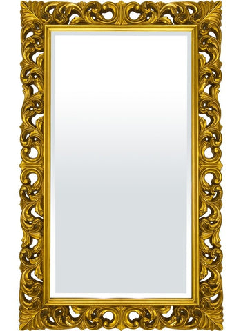 Emiliano - XL Gold Frame Mirror-Mirrors-Belle Fierté