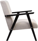 <transcy>Liam - Fauteuil d'appoint en velours, fauteuil rétro</transcy>