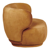 <transcy>Prima - Fauteuil en velours orange brûlé</transcy>