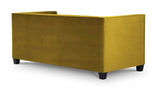 Larsson - Mustard Velvet Sofa Bed-Sofa-Belle Fierté