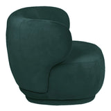 <transcy>Prima - Fauteuil en velours vert</transcy>