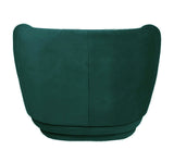 <transcy>Prima - Fauteuil en velours vert</transcy>