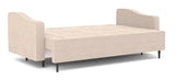Sofia - Beige 3-Seater Sofa Bed