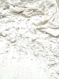 White Textured Wall Art, Original Minimalist Abstract Painting On Canvas