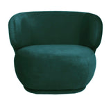 <transcy>Prima - Fauteuil en velours vert</transcy>