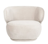<transcy>Prima - Fauteuil Velours Crème</transcy>