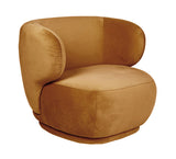 <transcy>Prima - Fauteuil en velours orange brûlé</transcy>