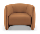 Agnes - Curved Velvet Armchair