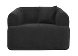 Amo - Modern Velvet Armchair, Accent Chair