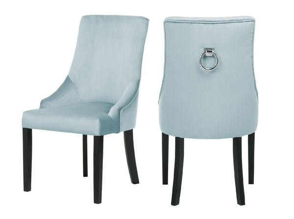 Duck egg blue velvet dining chairs new arrivals