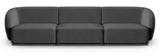 Emma - Charcoal Velvet Modular 3 Seater Sofa