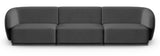 Emma - Charcoal Velvet Modular 3 Seater Sofa