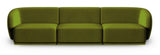 Emma - Olive Green Velvet Modular 3 Seater Sofa