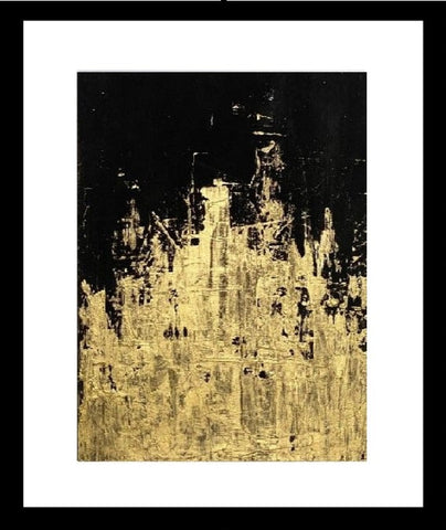 <transcy>Ingelijst klein acryl canvas schilderij - "Bloemen"</transcy>