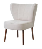 Jana - Retro Accent Chair, Velvet Occasional Chair