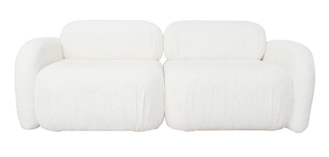 Karl - Boucle 2-Seater Modular Sofa,  Sectional Sofa