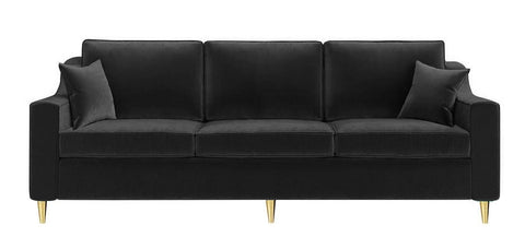 <transcy>Keston - Sovesofa og lenestol, moderne sofasett - rosa</transcy>