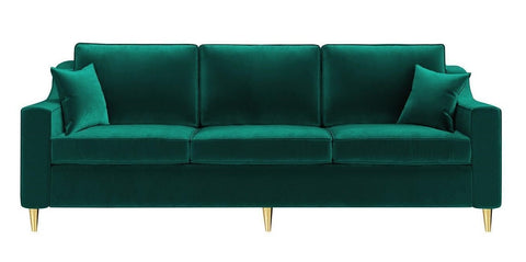 <transcy>Keston - Canapé-lit et fauteuil, ensemble de canapés modernes - Vert émeraude</transcy>
