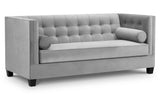 Larsson - Grey Velvet Sofa Bed-Sofa-Belle Fierté