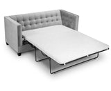 Larsson - Grey Velvet Sofa Bed-Sofa-Belle Fierté