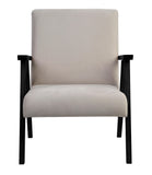 Liam - Velvet Occasional Chair, Retro Armchair