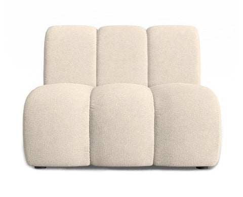 Lunar - Beige Bouclé Single Centre Modular Unit