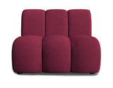 Lunar - Burgundy Bouclé Single Centre Modular Unit