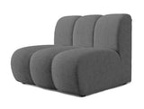 Lunar - Grey Bouclé Single Centre Modular Unit