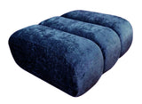 Lunar - Navy Blue Ottoman, Modular Footstool