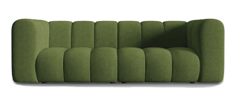Lunar - Olive Green Bouclé Sectional Sofa