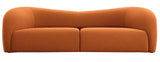 <transcy>Miami - Chaise d'appoint contemporaine en velours avec base en métal</transcy>