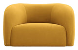 Miami - Curved Velvet Armchair