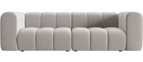 Pascal - 3-Seater Mink Modular Sofa, Bouble Sectional