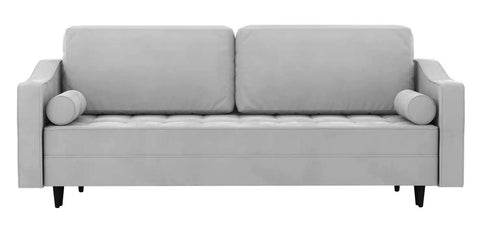 Sofia - Grey 3-Seater Sofa Bed