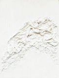 White Textured Wall Art, Original Minimalist Abstract Painting On Canvas