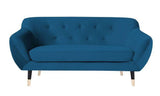 Violetta - 2 Seater Retro Style Velvet Sofa-Sofa-Belle Fierté