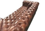 Edmonton - Elegant XL Genuine Italian Leather Chesterfield Corner Sofa-Sofa-Belle Fierté