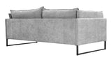 Mia - Modern Light Grey Fabric Sofa, 3 Seater Sofa-Sofa-Belle Fierté