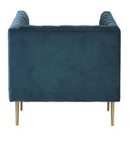 Perry - Chesterfield Modern Velvet Armchair-Armchair-Belle Fierté