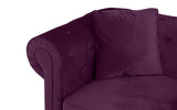 Finchley - Chesterfield 3 Seater Velvet Sofa-Sofa-Belle Fierté
