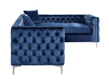 Prato - Luxury Chesterfield Velvet Corner Sofa-Sofa-Belle Fierté