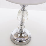 RIO- Glamour White Crystal 47cm Table Lamp-Table Lamp-Belle Fierté