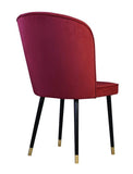 Bruton - Velvet Dining Chair-Chair-Belle Fierté