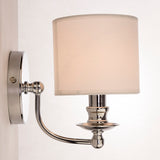 Felicity - Glamour Wall Lamp, White Shade Wall Light-Wall Light-Belle Fierté